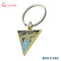 Custom Triangle / Trigon Shape Enamel Key Chain